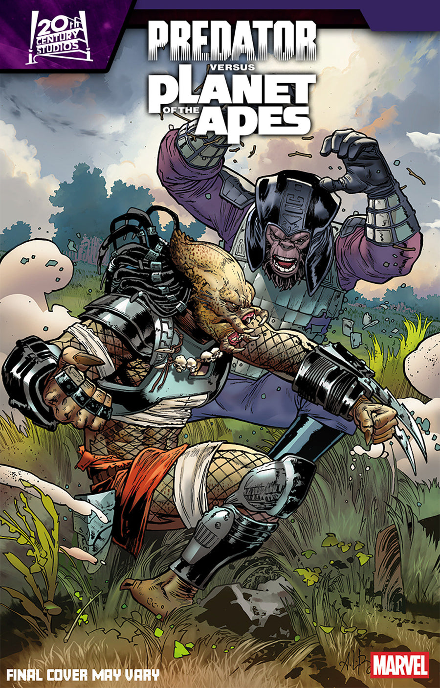 Predator Vs. the Planet of the Apes #5 Andrei Bressan Variant — Cover