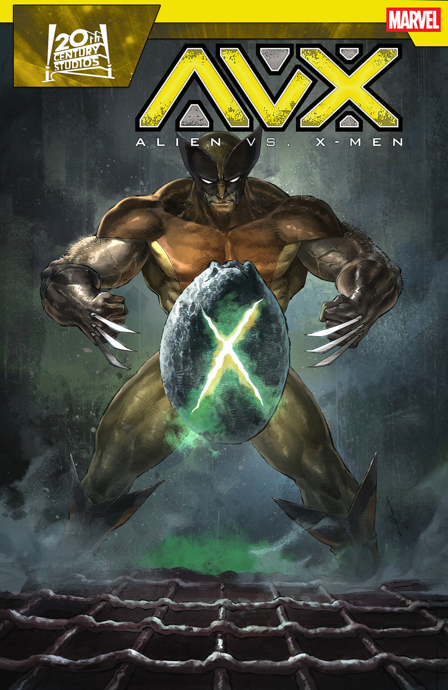 Alien Vs. X-Men #1 Alan Quah Poster Homage Variant — Cover