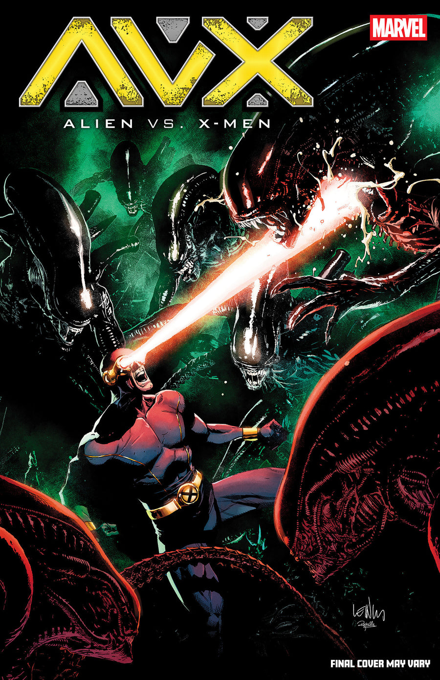 ALIEN VS. X-MEN #1 LEINIL YU VARIANT — Cover
