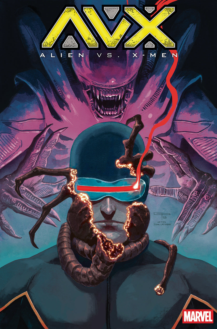 Alien Vs. X-Men #3 German Peralta Variant — Cover