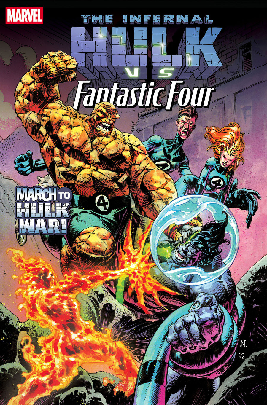 Infernal Hulk Vs. Fantastic Four #1 — Cover