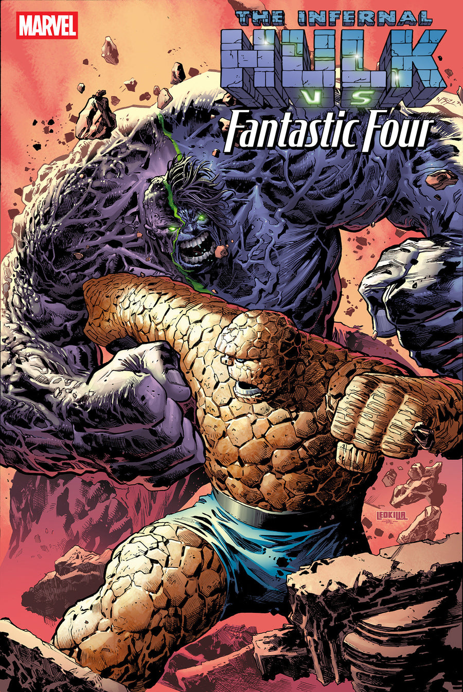 Infernal Hulk Vs. Fantastic Four #1 Ken Lashley Variant — Cover