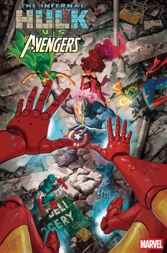 Infernal Hulk Vs. Avengers #1 Cover D German Peralta 1:25 Variant — Cover