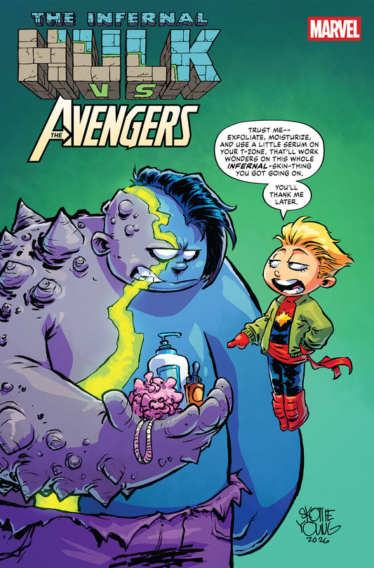 Infernal Hulk Vs. Avengers #1 Cover B Skottie Young Variant — Cover