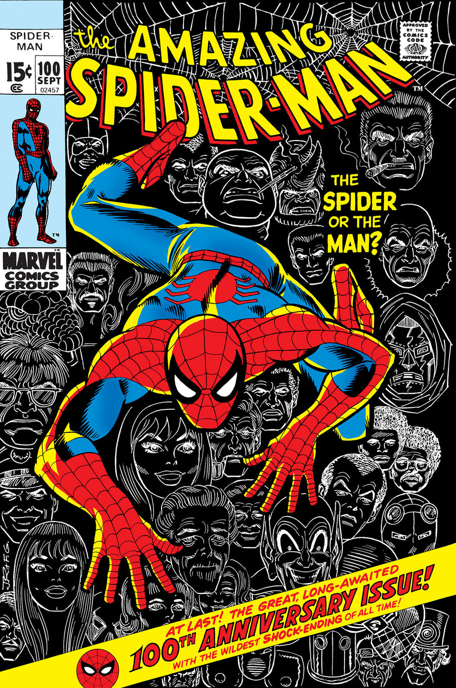 Amazing Spider-Man #100 Facsimile Edition Foil Variant - Cover