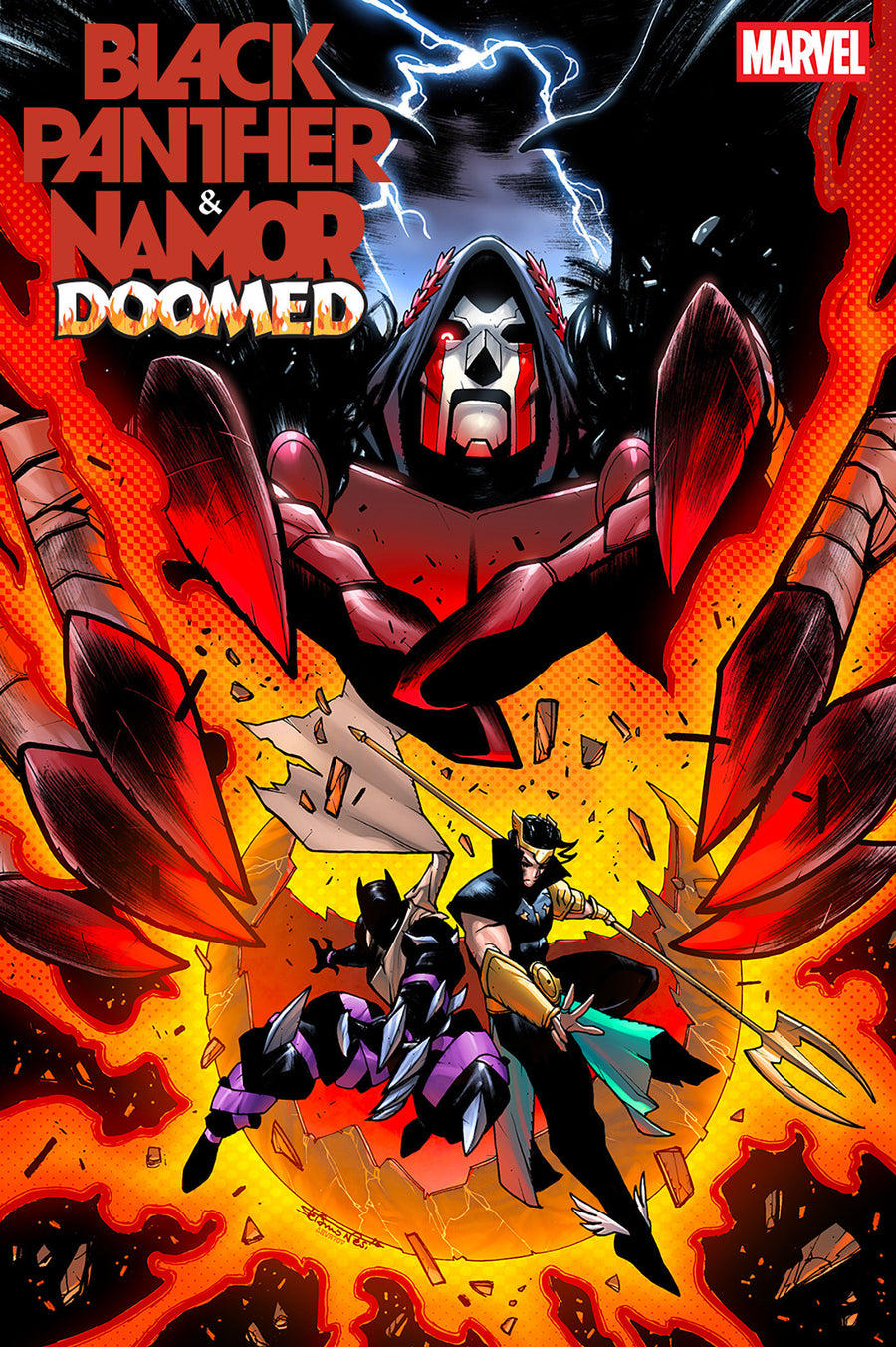 Black Panther/Namor: Doomed #2 Stefano Nesi Variant — Cover