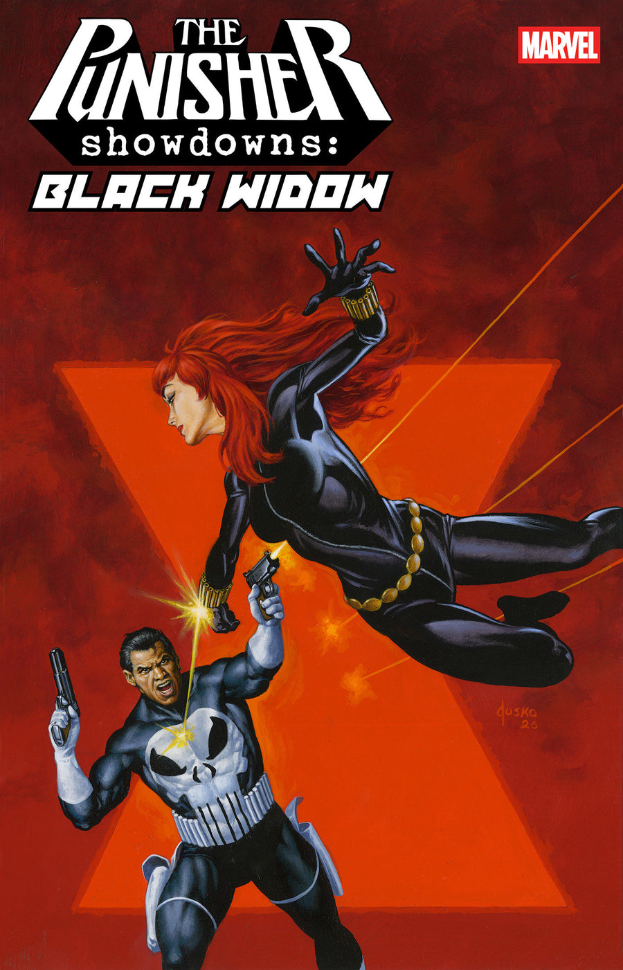 Punisher Showdowns: Black Widow #1 Joe Jusko Variant — Cover