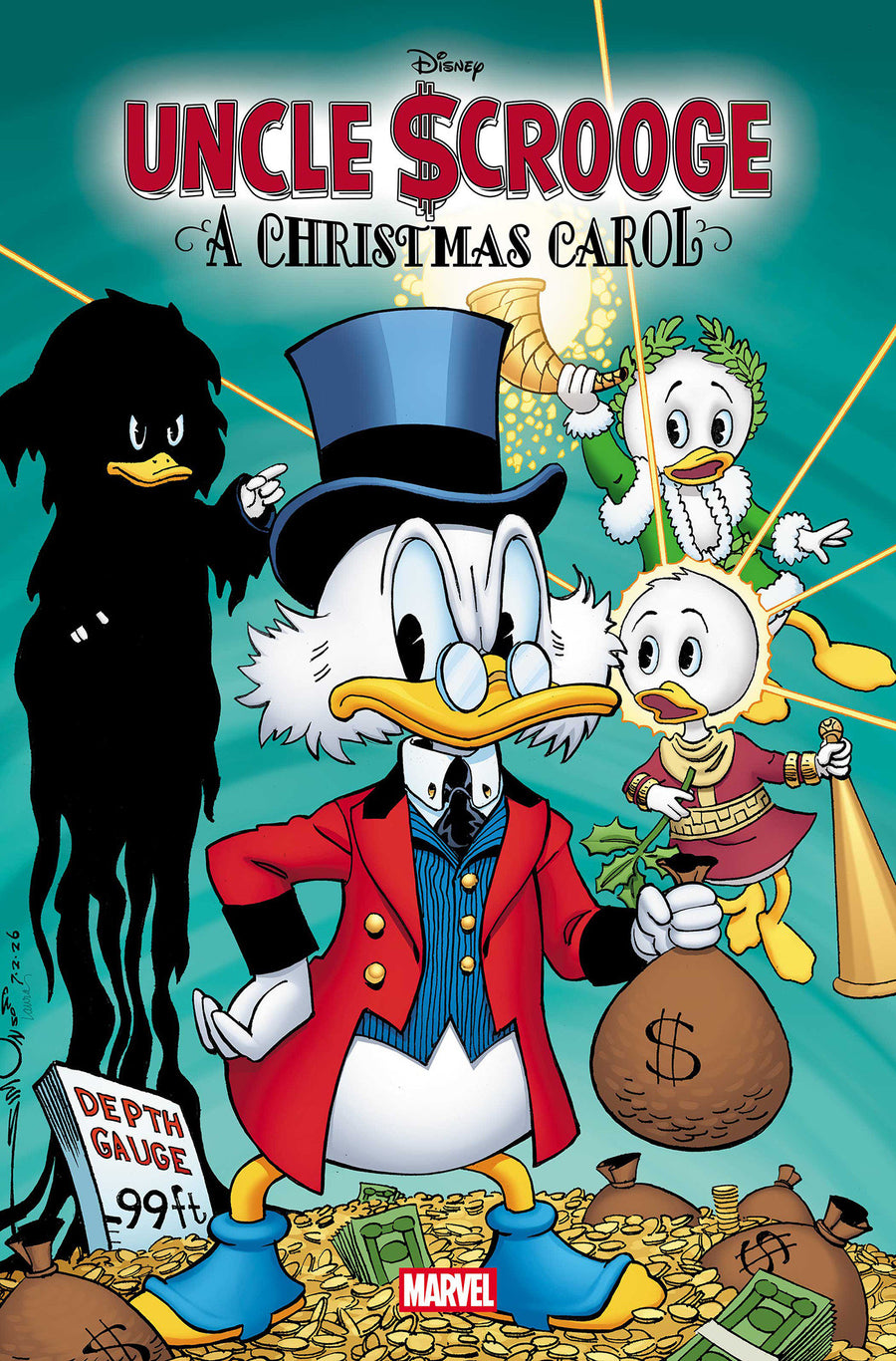 Uncle Scrooge: A Christmas Carol #1 — Cover
