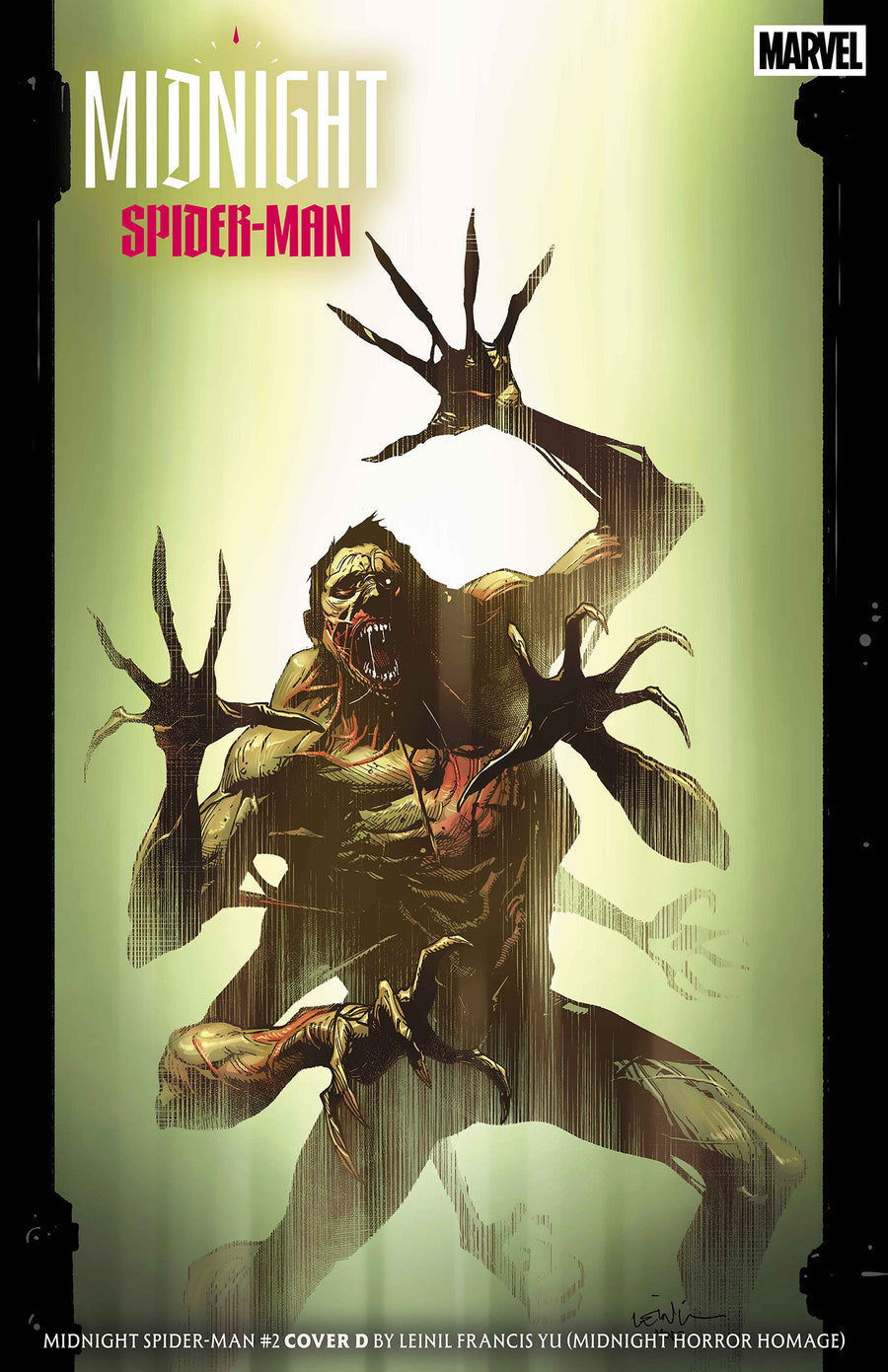 Midnight Spider-Man #2 Cover D Leinil Yu Midnight Horror Homage Variant — Cover