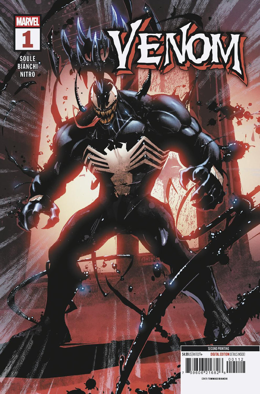 Venom #1 Tommaso Bianchi 2nd Printinging Variant — Cover