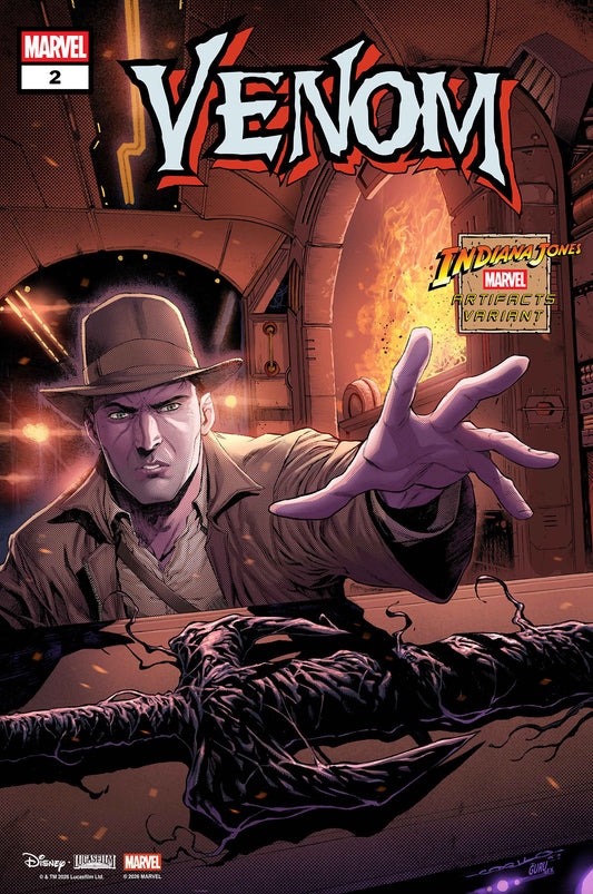 Venom #2 Iban Coello Indiana Jones Marvel Artifact Variant — Cover