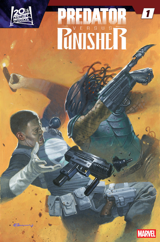 Predator Vs. Punisher #1 Cover C Fabrizio De Tommaso 1:25 Variant — Cover