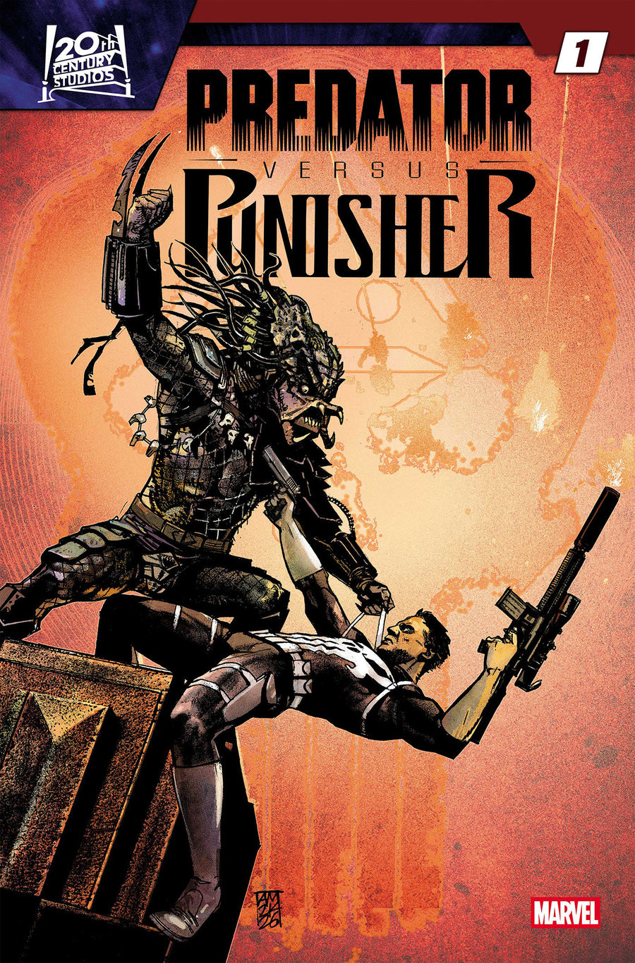 Predator Vs. Punisher #1 Cover D Alex Maleev Variant — Cover