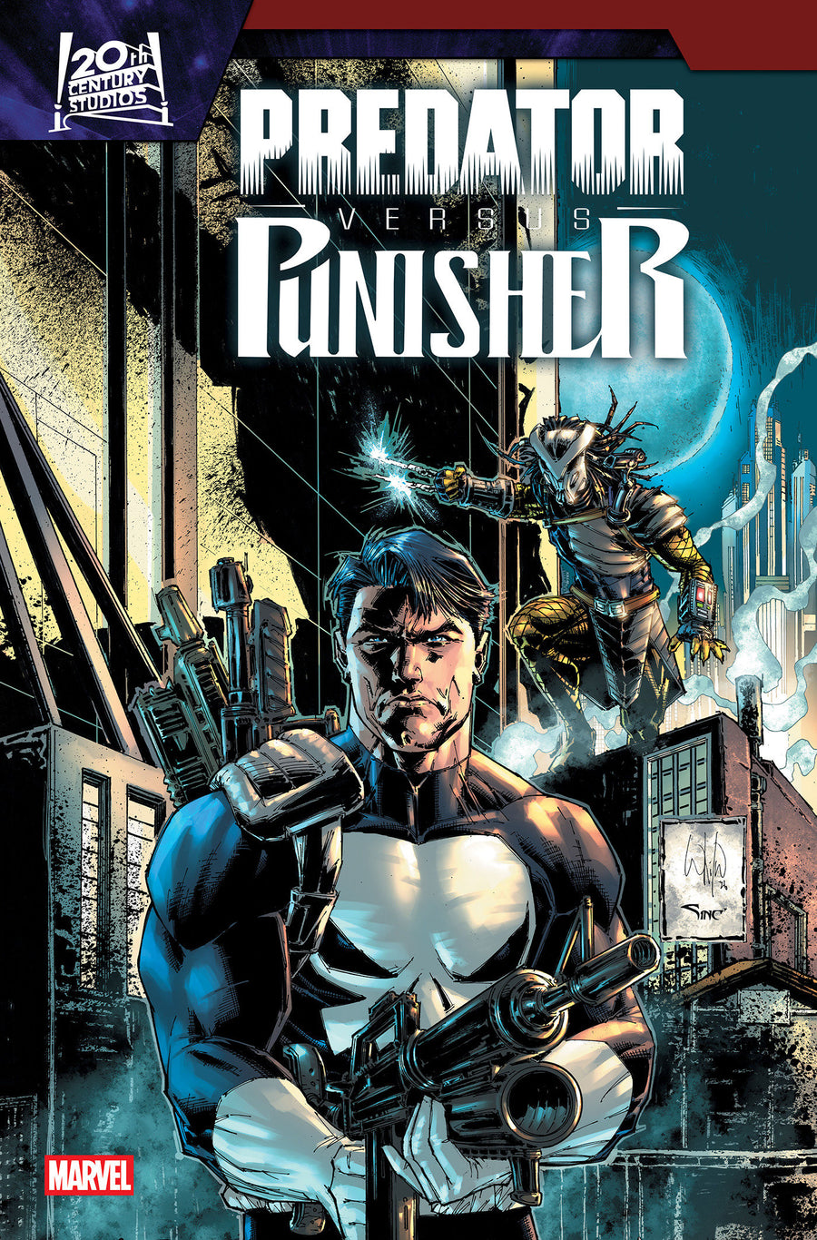 Predator Vs. Punisher #2 Cover C Whilce Portacio 1:25 Variant — Cover