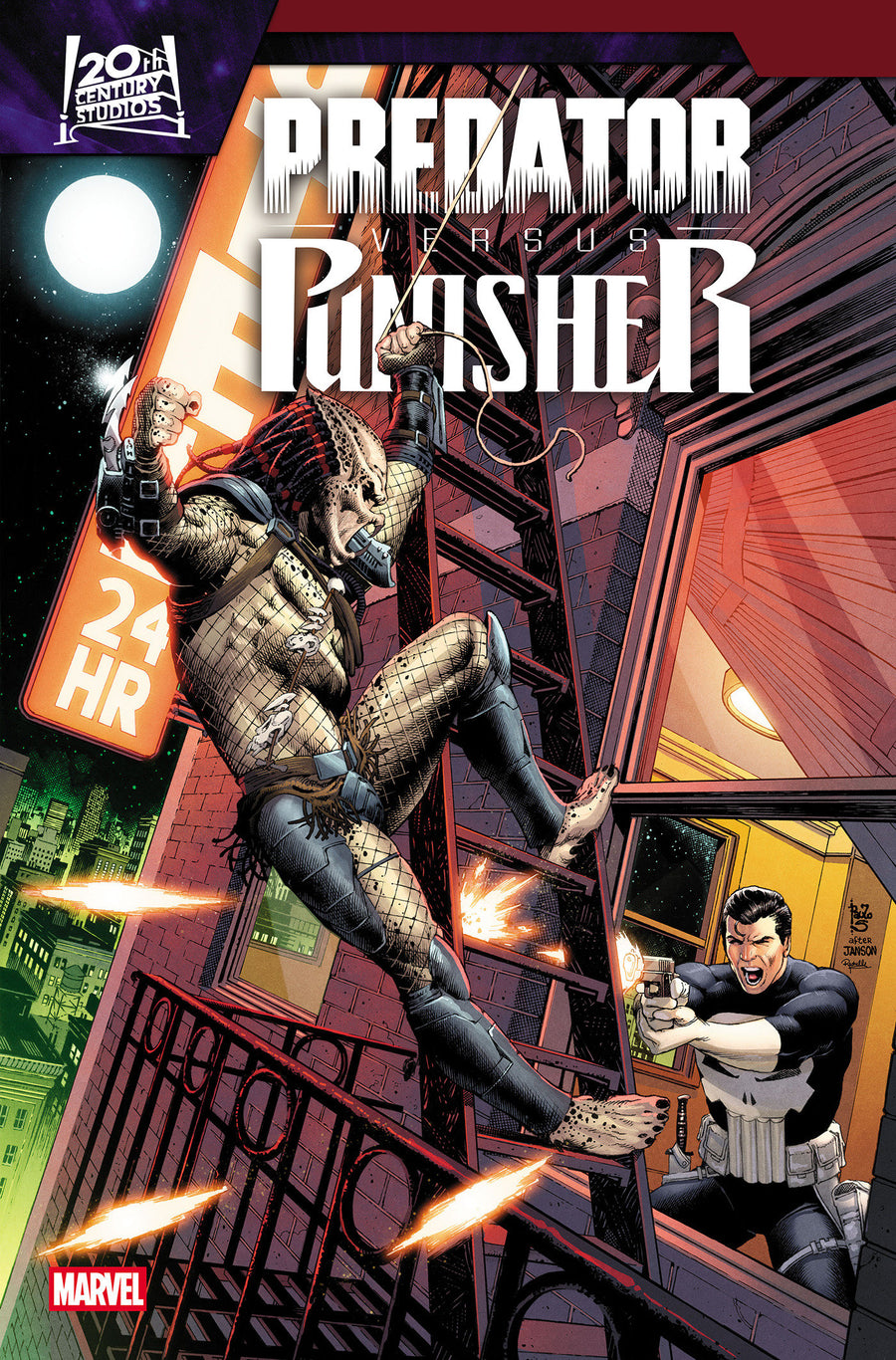 Predator Vs. Punisher #2 Cover B Paulo Siqueira Homage Variant — Cover