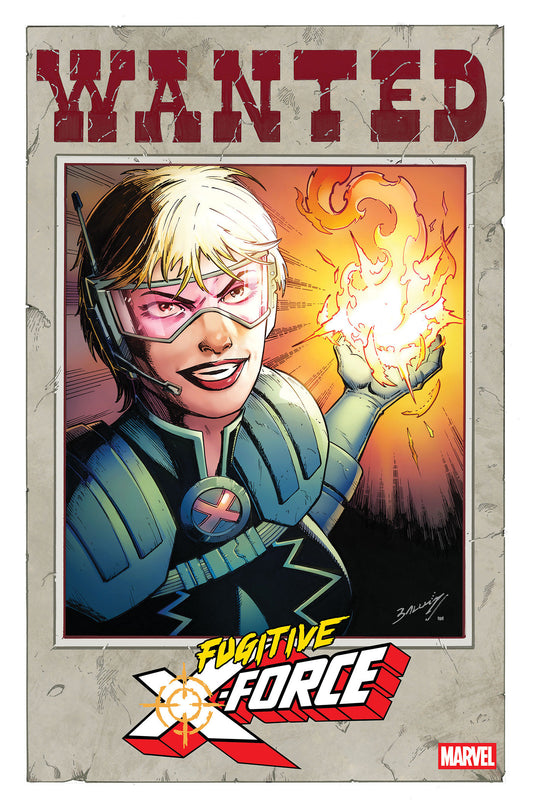 Fugitive X-Force #1 Cover B Mark Bagley Wanted Variant — Cover