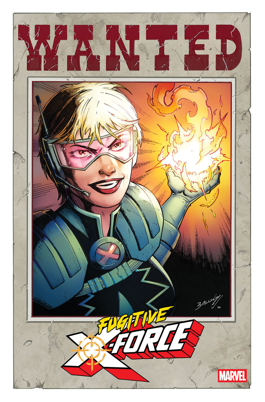 Fugitive X-Force #1 Cover B Mark Bagley Wanted Variant — Cover