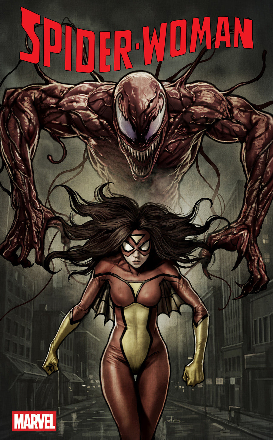 Spider-Woman #1 Cover C Stonehouse Noir Variant — Cover