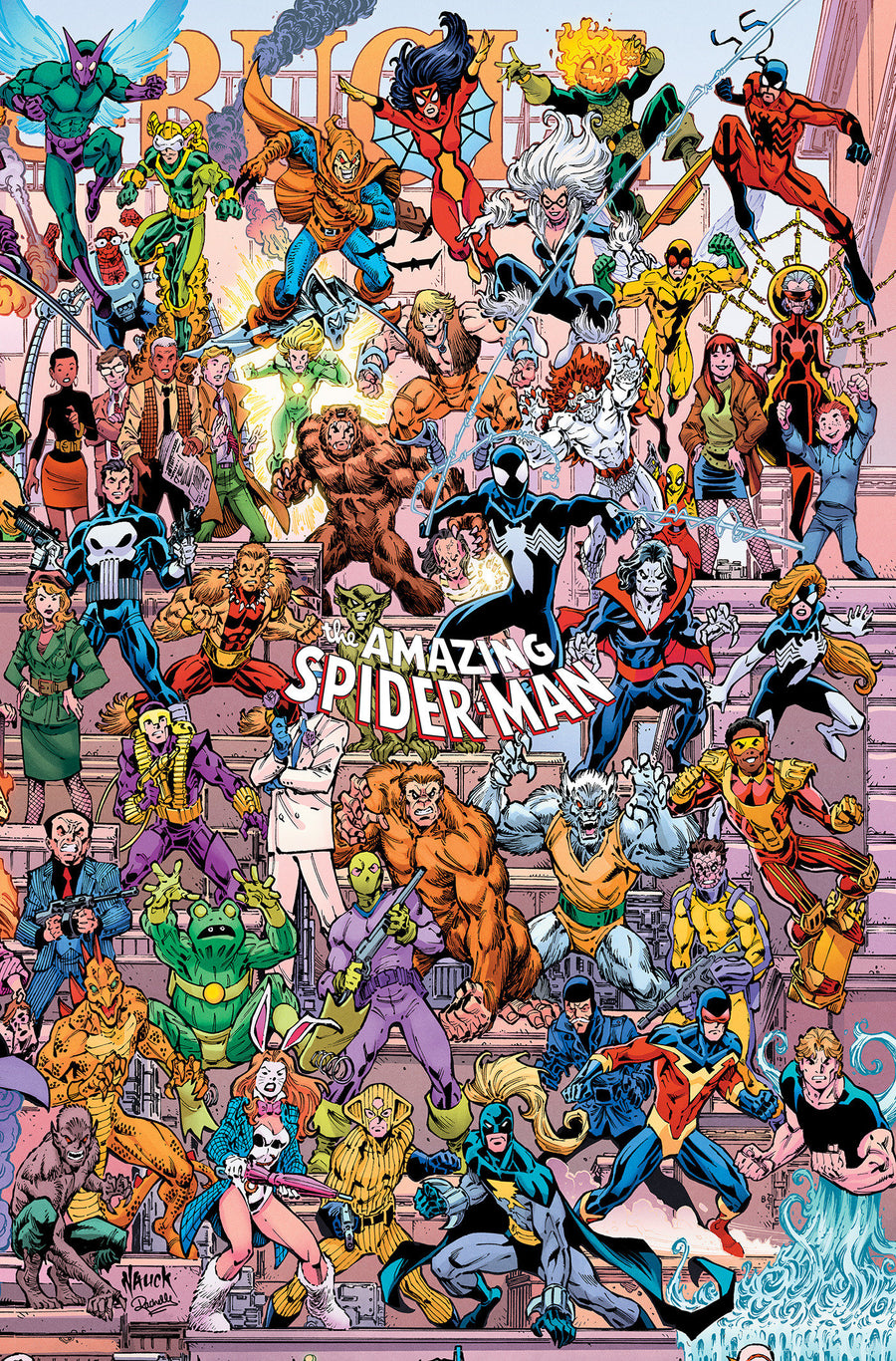 Amazing Spider-Man #1001 Todd Nauck 4-Part Connecting Legacy Variant — Cover