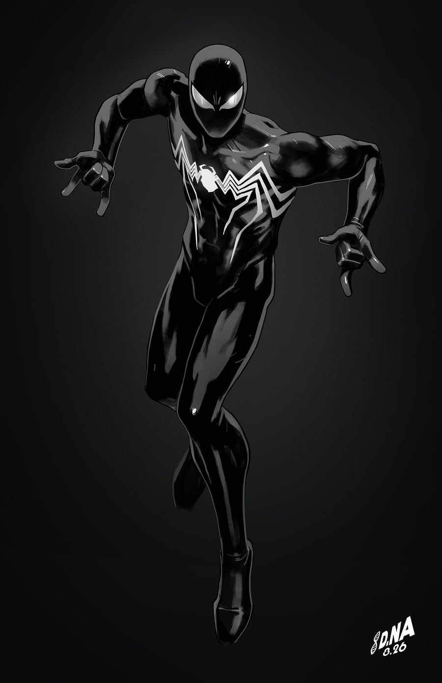 Amazing Spider-Man #1005 David Nakayama Color Block Black Virgin 1:50 Variant — Cover