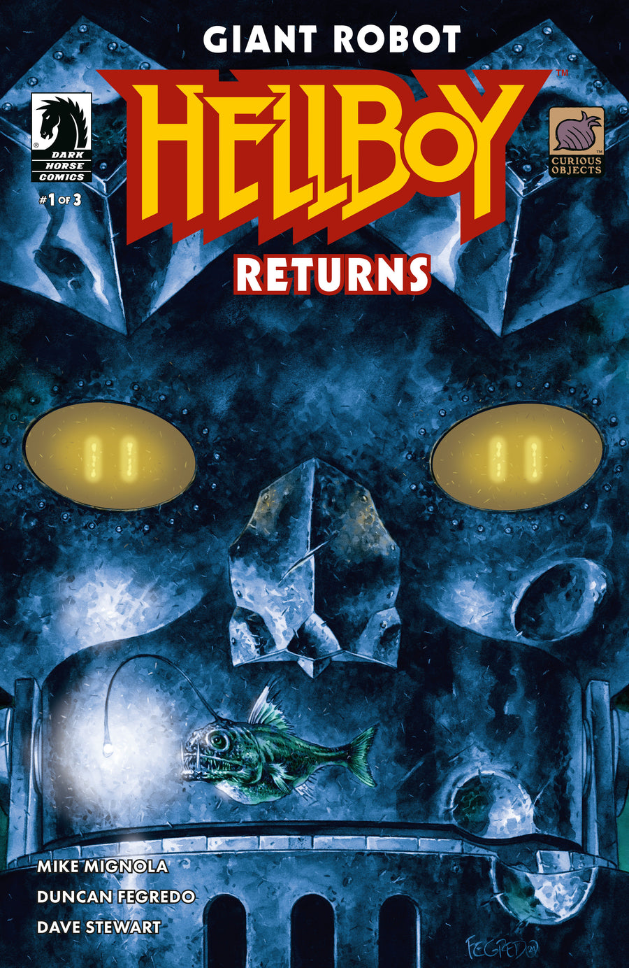 Giant Robot Hellboy Returns #1 (cvr A) (duncan Fegredo) - Cover