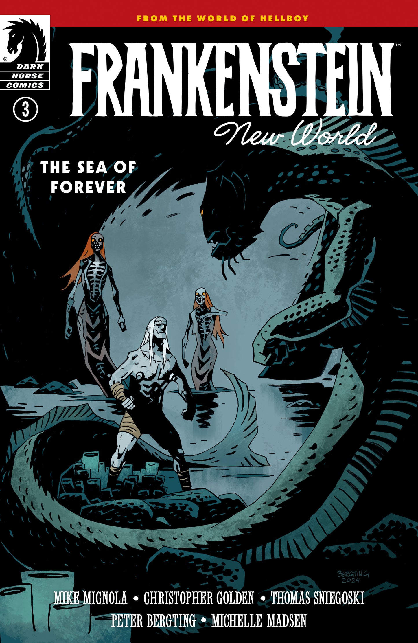 Frankenstein: New World--The Sea of Forever #3 (CVR A) (Peter Bergting)