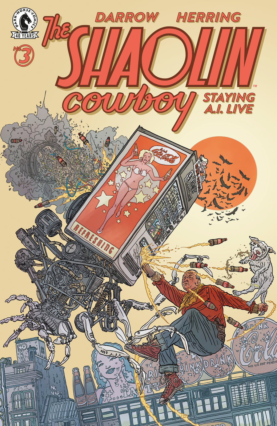 Shaolin Cowboy: Staying A.i.live #3 (Cover A) (Geof Darrow) - Cover