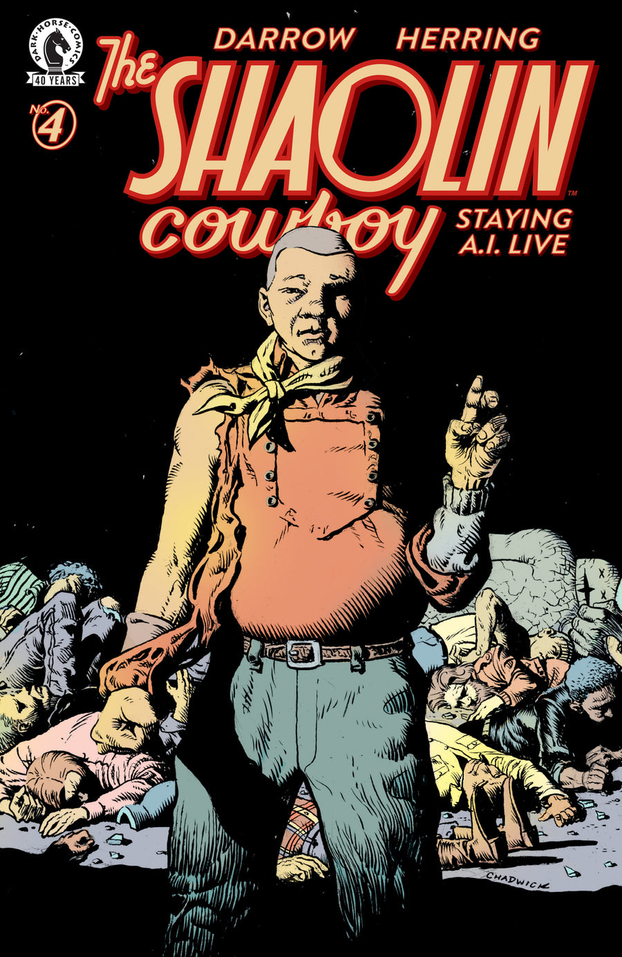Shaolin Cowboy: Staying A.i.live #4 (Cover B) (1:15) (Paul Chadwick) — Cover