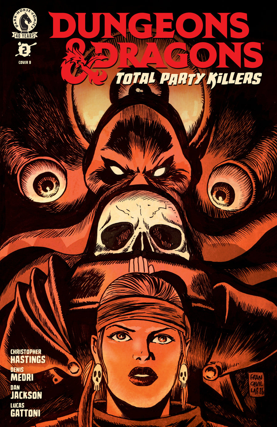 Dungeons & Dragons: Total Party Killers #2 (Cover B) (Francesco Francavilla)) - Cover