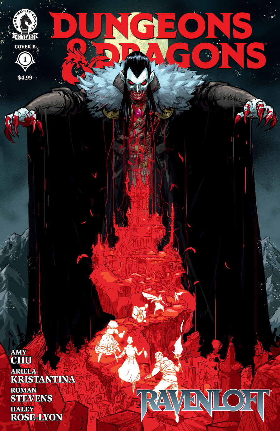 Dungeons & Dragons: Ravenloft #1 (Cover B) (1:20) (Riley Rossmo) — Cover