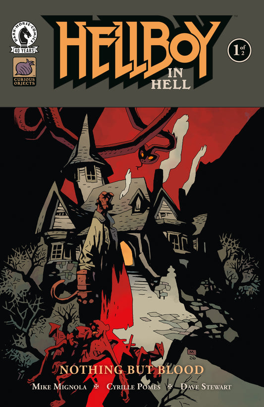 Hellboy in Hell: Nothing But Blood #1 (Cover B) (Mike Mignola) — Cover