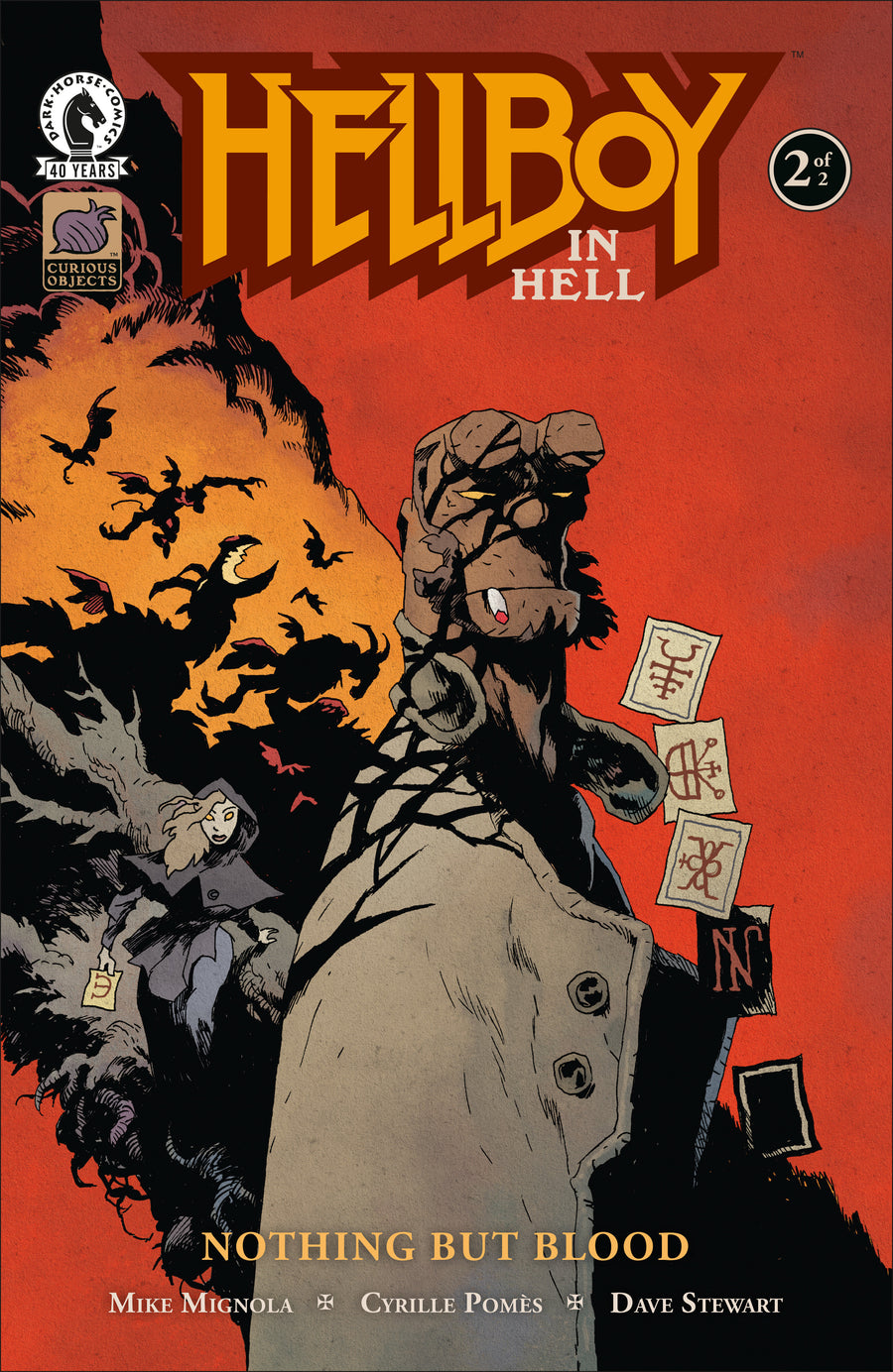 Hellboy in Hell: Nothing But Blood #2 (Cover A) (Cyrille Pomes) — Cover