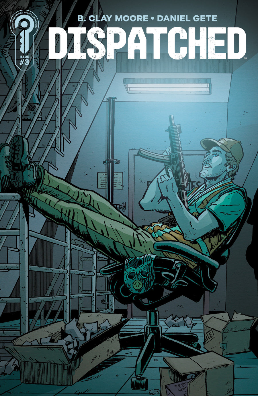 Dispatched #3 Cover B David Lapham — Cover