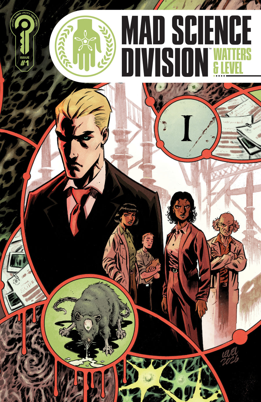 Mad Science Division #1 Cover A Brian Level — Cover
