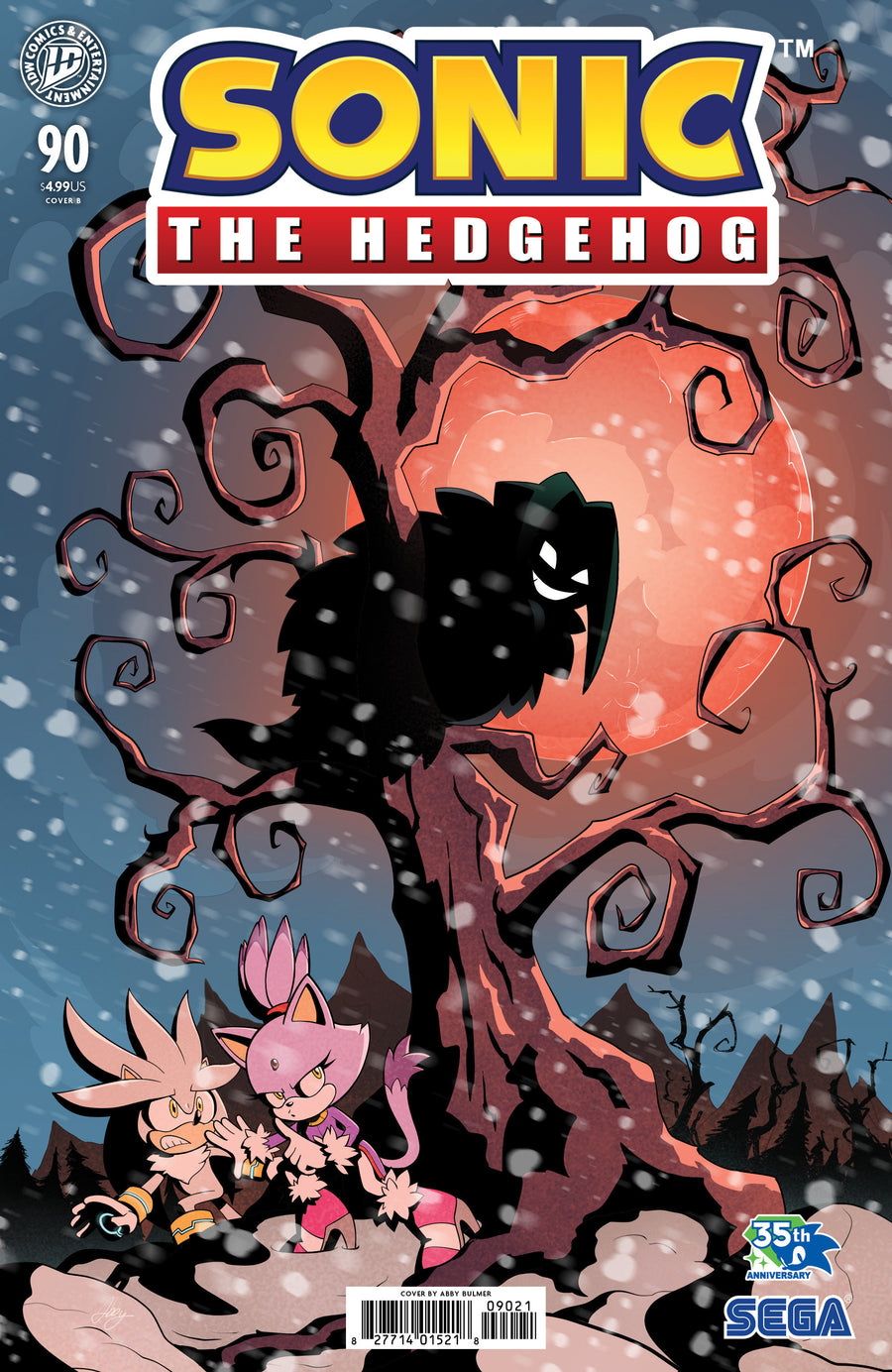Sonic the Hedgehog #90 Variant B (Bulmer) — Cover