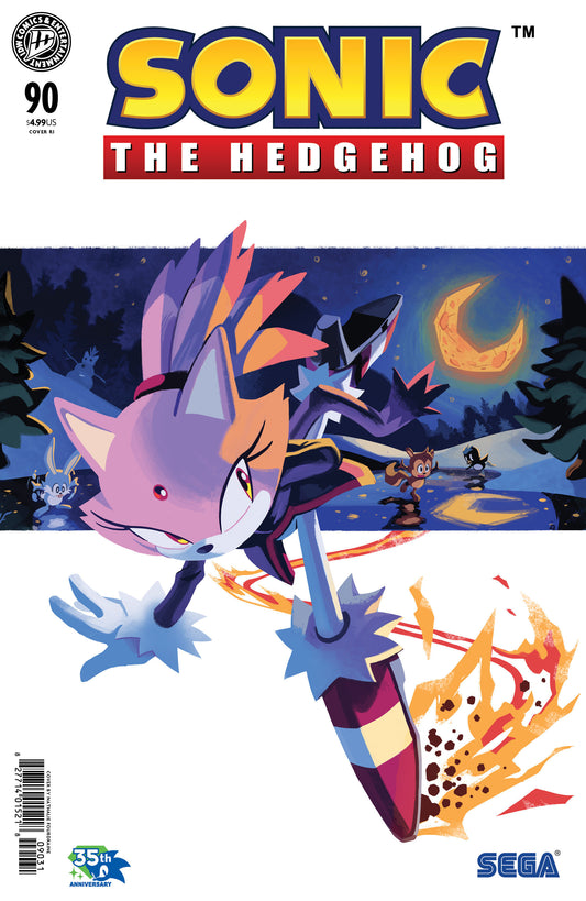 Sonic the Hedgehog #90 Variant RI (15) (Fourdraine) — Cover