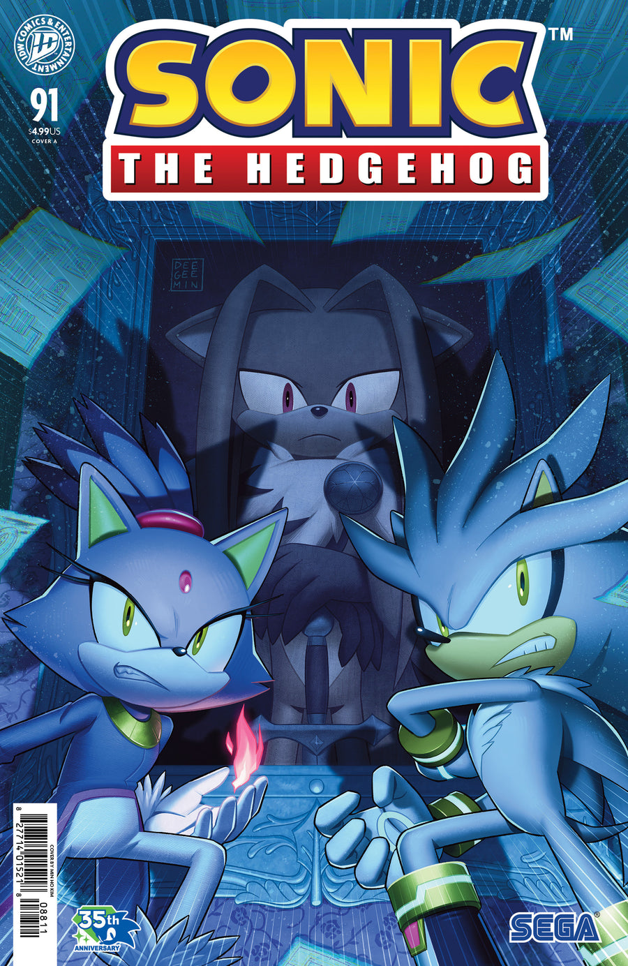 Sonic the Hedgehog #91 Cover A (Kim) — Cover