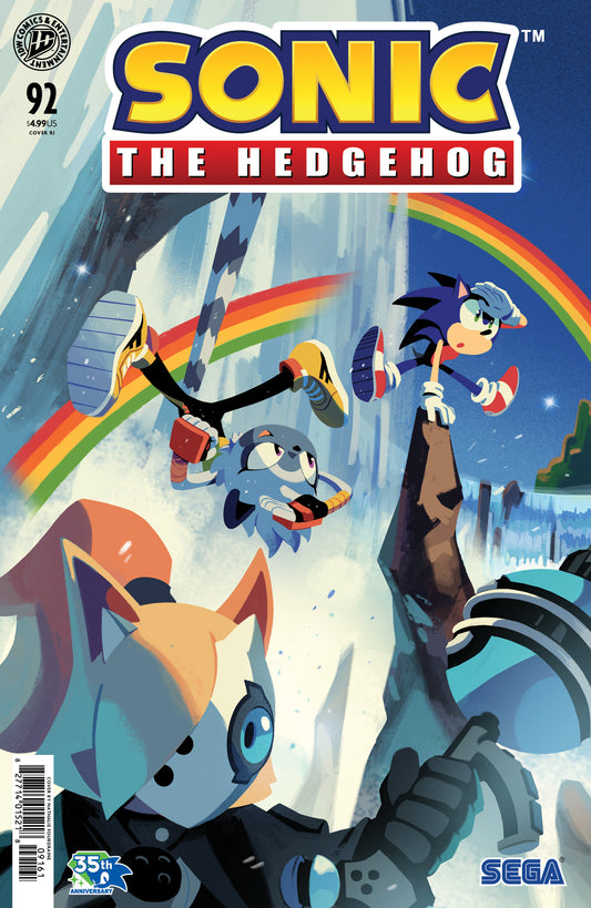 Sonic the Hedgehog #92 Variant RI (15) (Fourdraine) — Cover