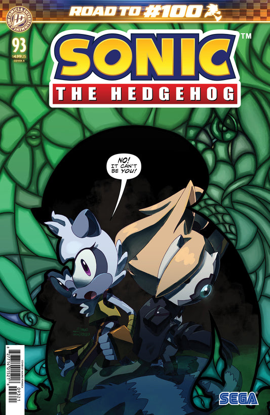 Sonic the Hedgehog #93 Variant B (Fonseca) — Cover