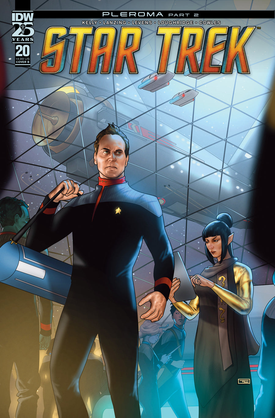 Star Trek #20 Variant B (Clarke) — Cover