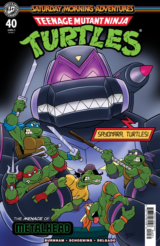 Teenage Mutant Ninja Turtles: Saturday Morning Adventures #40 Variant C (Hazouri) - Cover