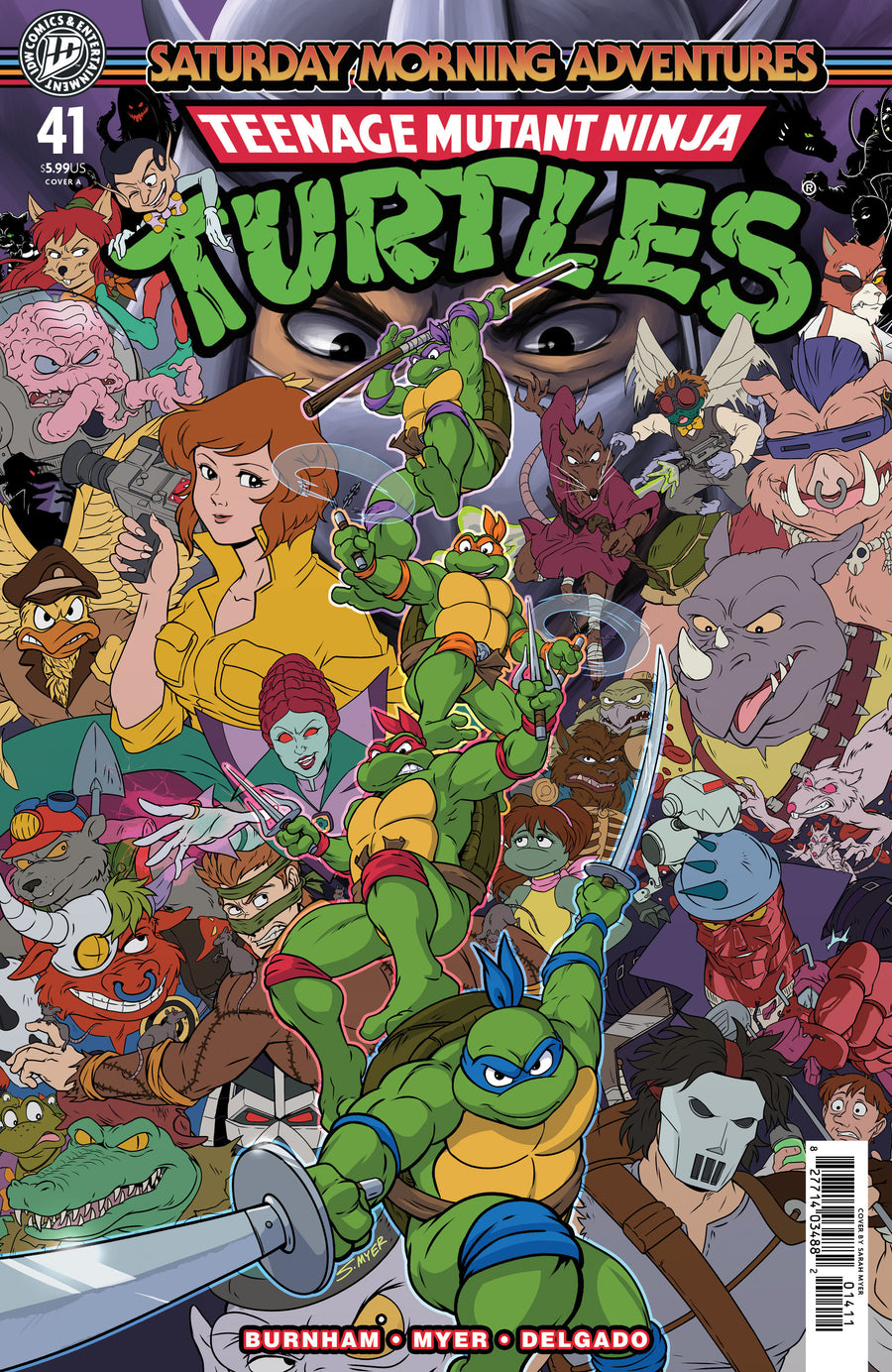 Teenage Mutant Ninja Turtles: Saturday Morning Adventures #41 Cover A (Myer) — Cover