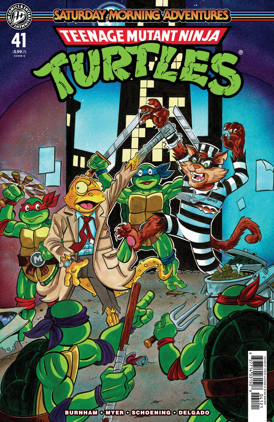 Teenage Mutant Ninja Turtles: Saturday Morning Adventures #41 Variant B (Lavigne) — Cover
