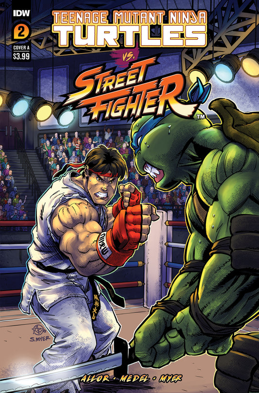 Teenage Mutant Ninja Turtles Vs. Street Fighter #2 Cover A (Medel) — Cover