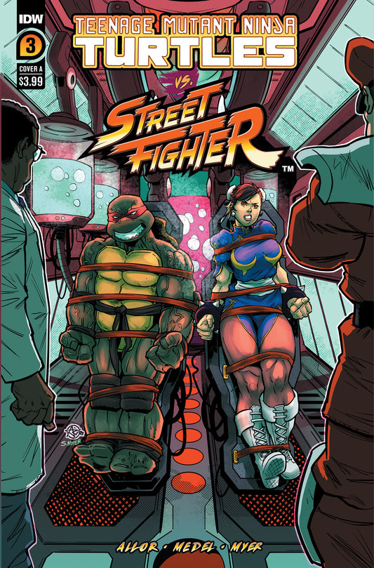 Teenage Mutant Ninja Turtles Vs. Street Fighter #3 Cover A (Medel) — Cover