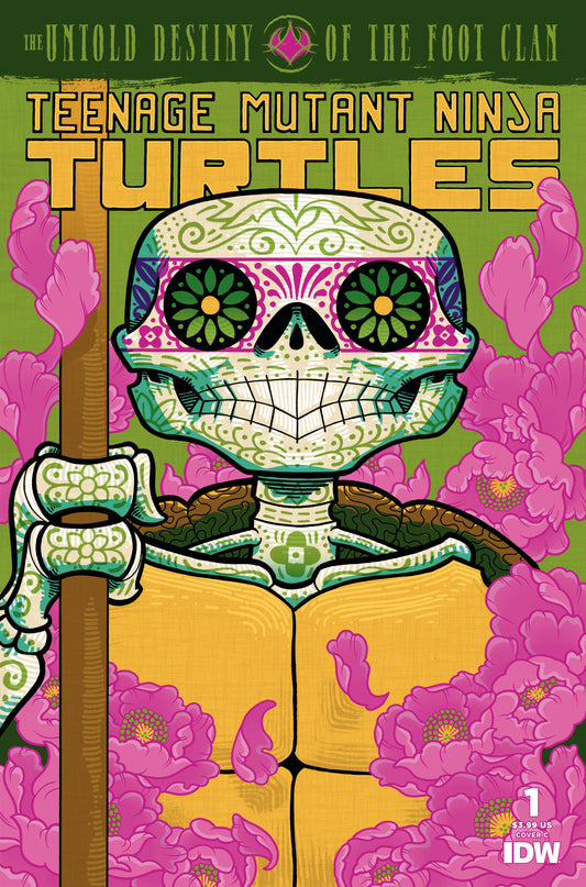 Teenage Mutant Ninja Turtles: The Untold Destiny of the Foot Clan #1 Variant C (Día de los Muertos) — Cover