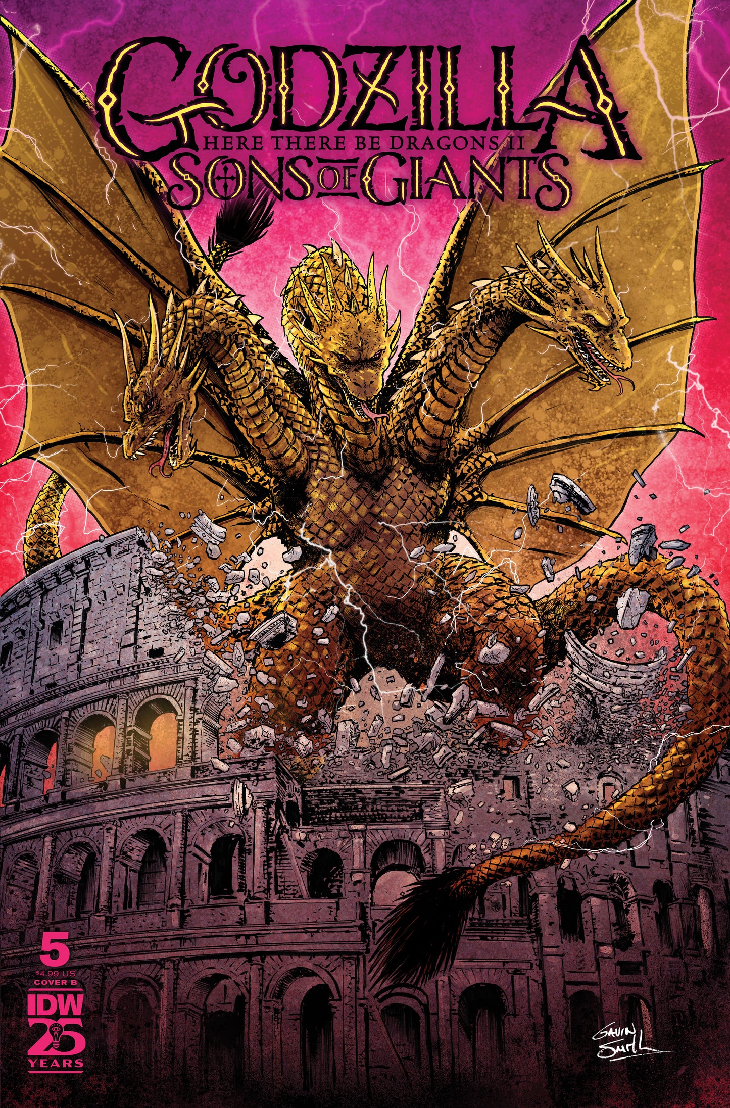 Godzilla: Here There Be Dragons IIâ€”Sons of Giants #5 Variant B (Smith)