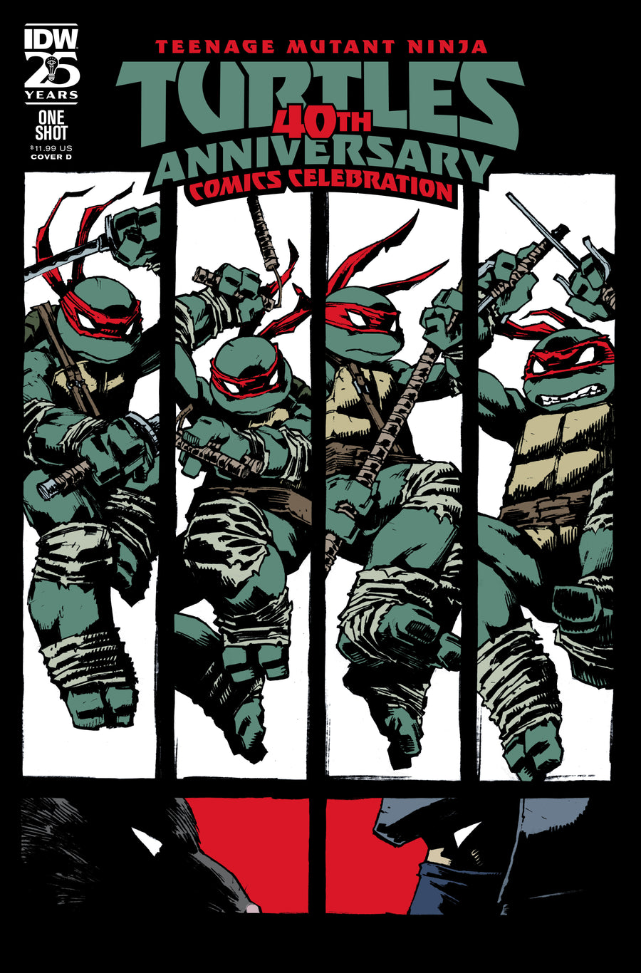 Teenage Mutant Ninja Turtles: 40th Anniversary Comics Celebration Variant D (Campbell) — Cover
