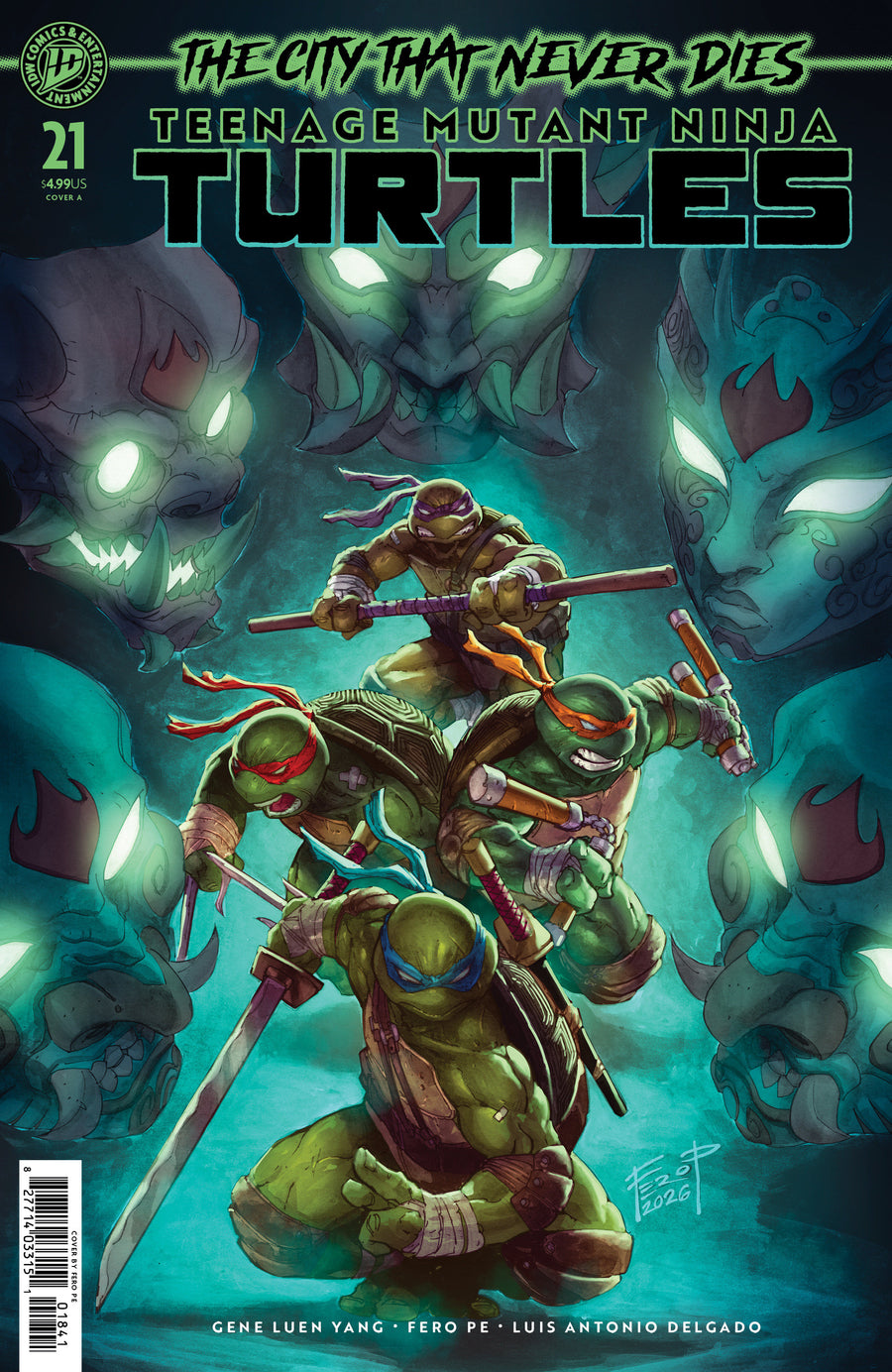 Teenage Mutant Ninja Turtles #21 Cover A (Pe) - Cover