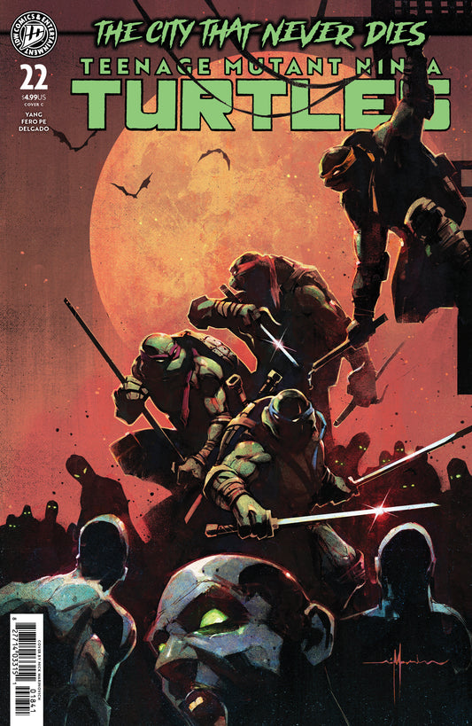 Teenage Mutant Ninja Turtles #22 Variant C (Marinkovich) — Cover